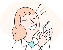 Illustration of a woman talking on the phone