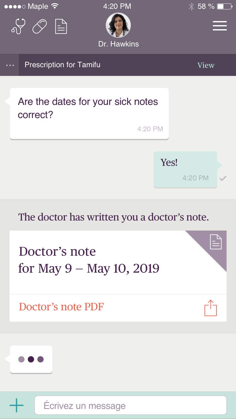 Online Doctor S Note For Work School Maple