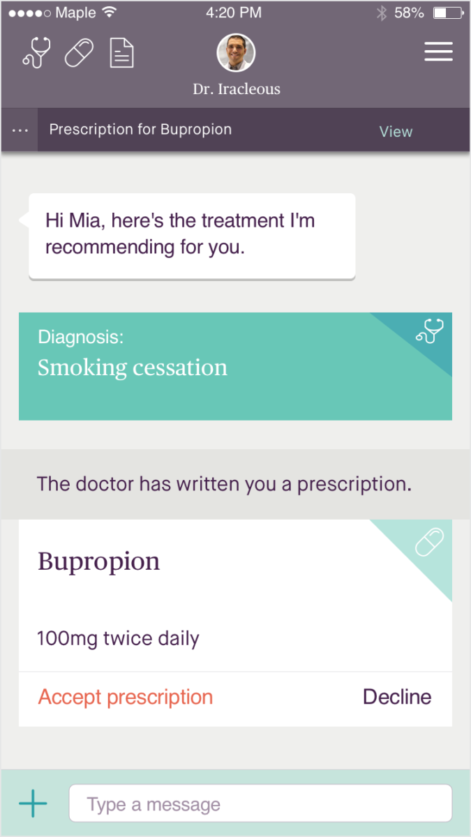 Get a Bupropion (Zyban) Prescription Online. Licensed Canadian Doctors