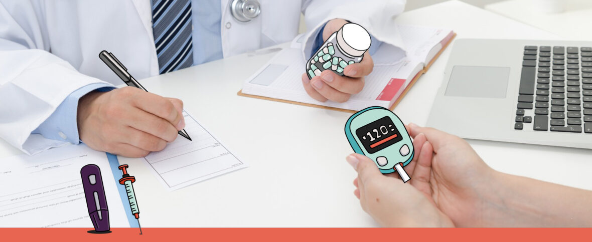 What are the differences between type 1 and type 2 diabetes?