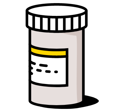 A pill container